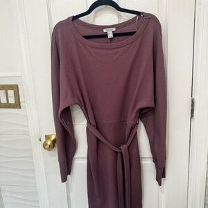 Revamped Women's Purple Sweater Dress
